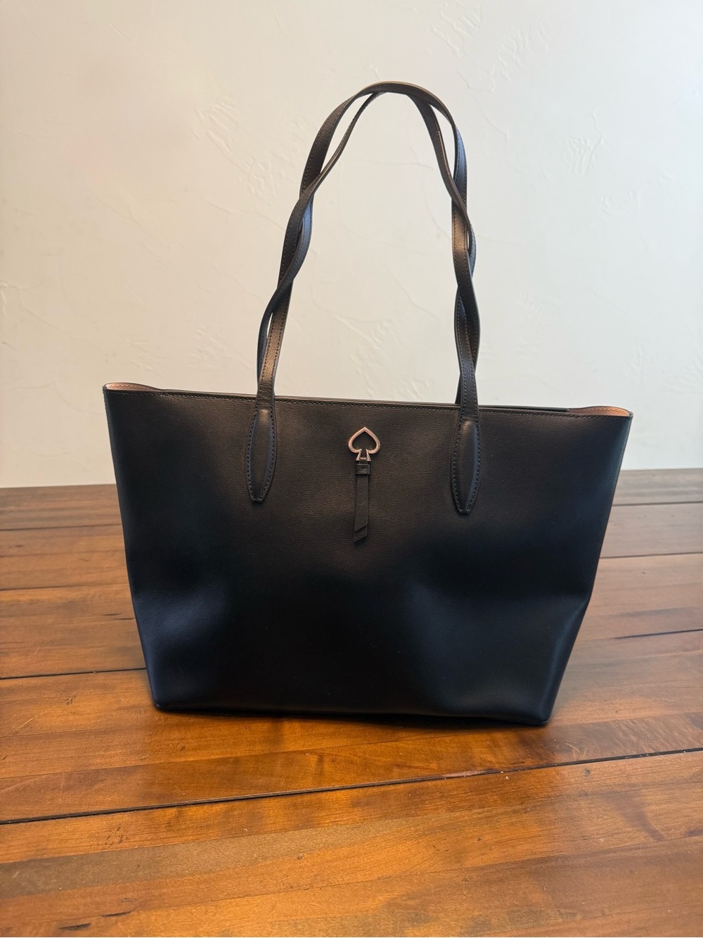 Kate Spade Black Leather Tote Bag